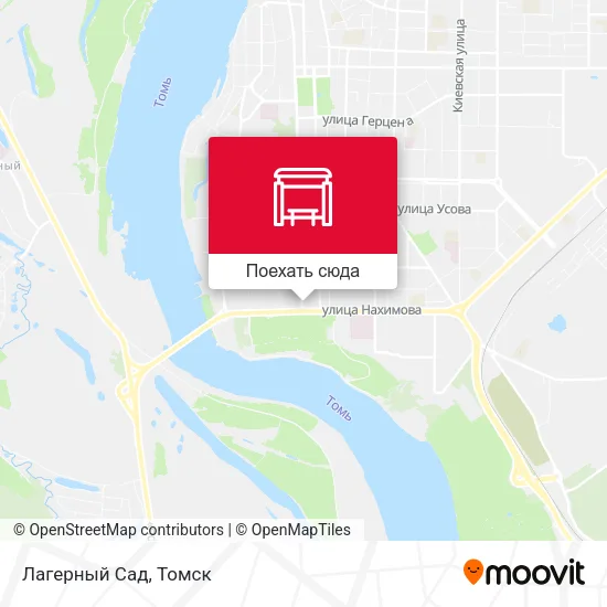 Карта Лагерный Сад