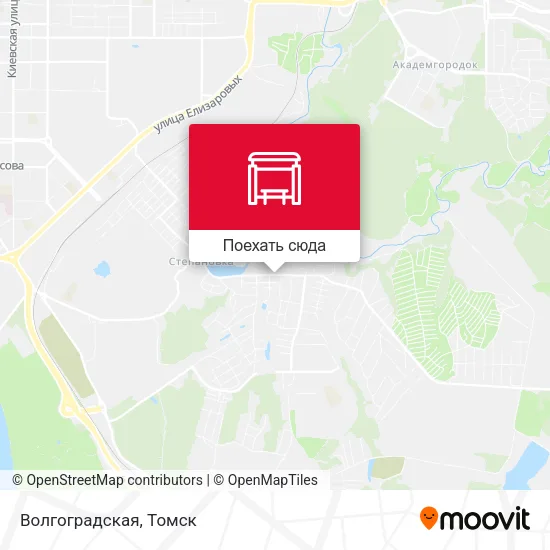 Карта Волгоградская