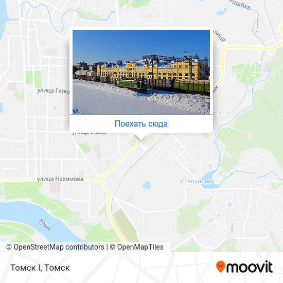 Карта Томск I