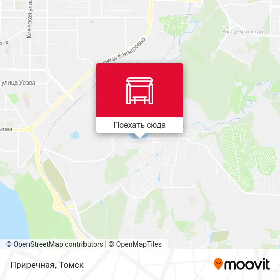 Карта Приречная