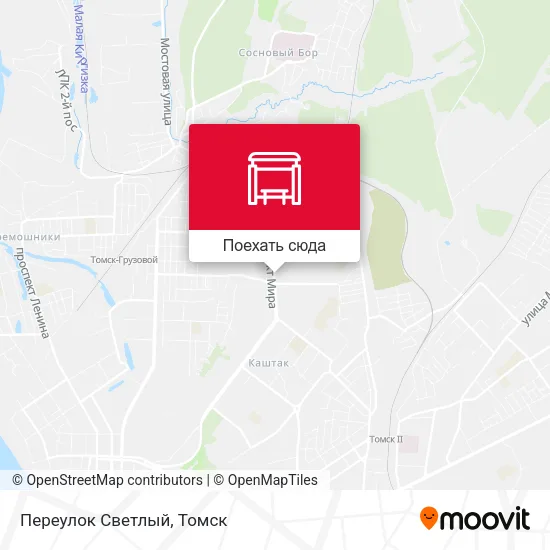 Карта Переулок Светлый