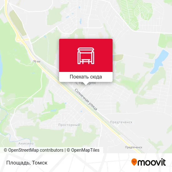 Карта Площадь