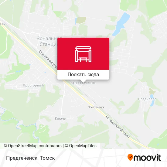Карта Предтеченск