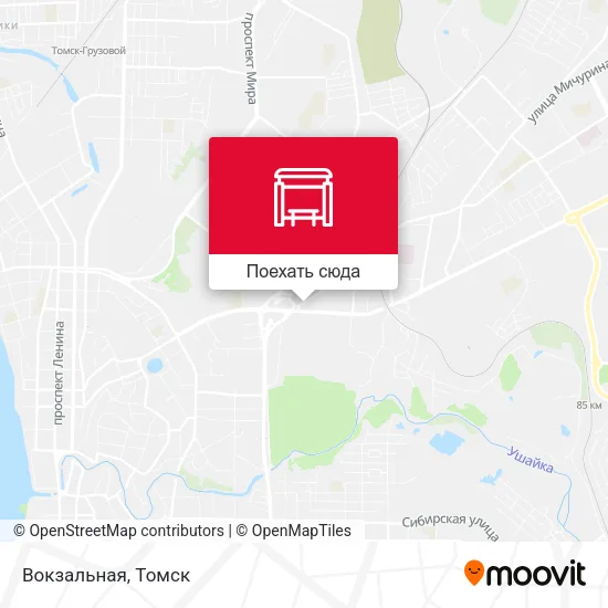 Карта Вокзальная