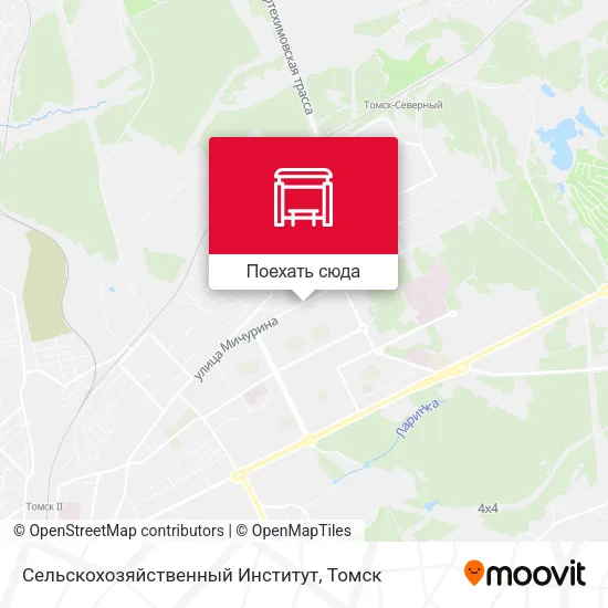 Карта Сельскохозяйственный Институт