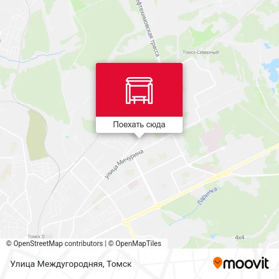 Карта Улица Междугородняя