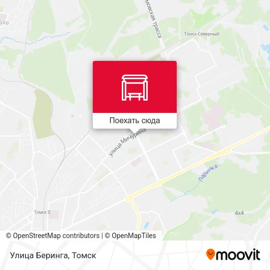 Карта Улица Беринга