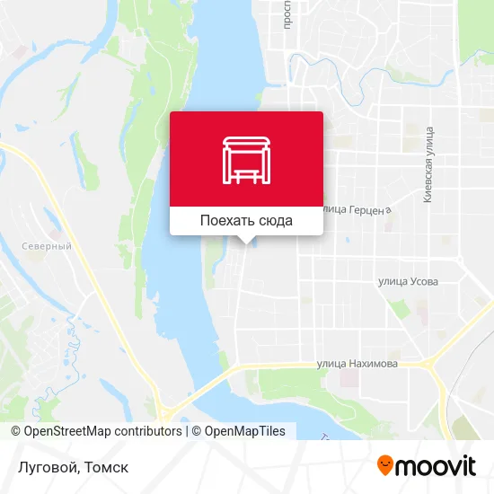 Карта Луговой