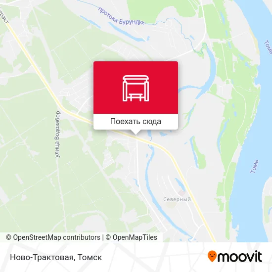 Карта Ново-Трактовая