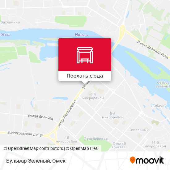 Карта Бульвар Зеленый