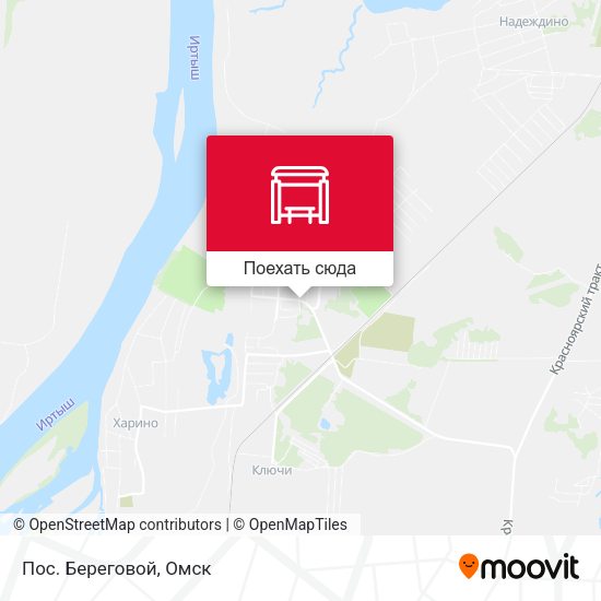 Карта Пос. Береговой