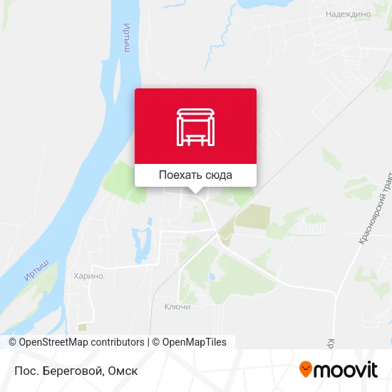 Карта Пос. Береговой