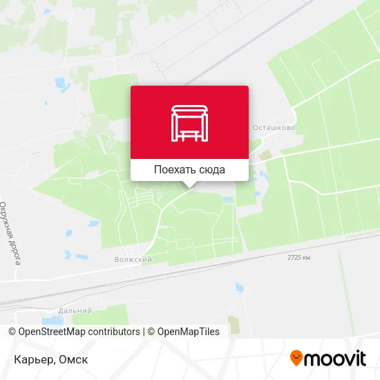 Карта Карьер