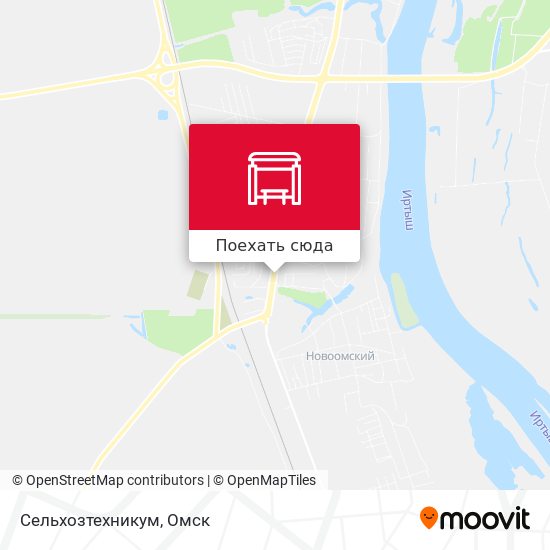 Карта Сельхозтехникум