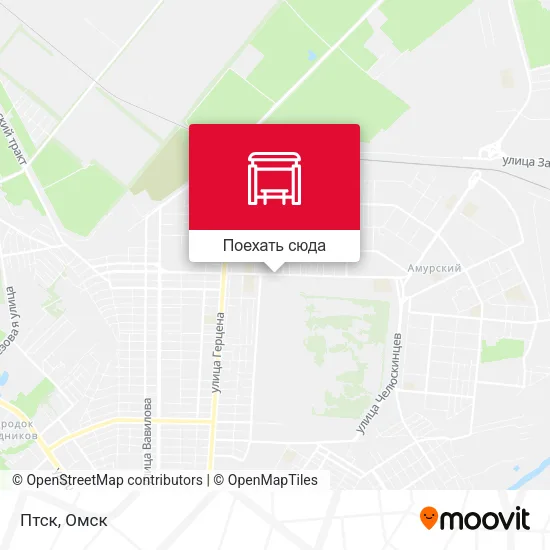 Карта Птск