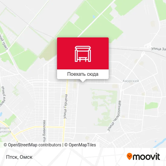Карта Птск