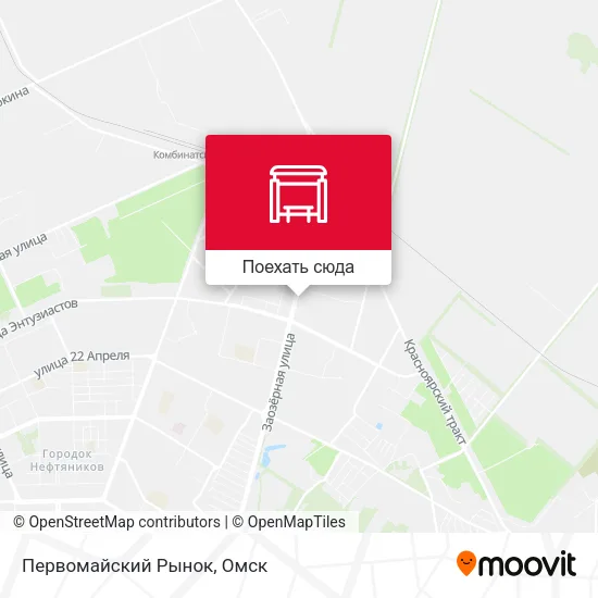 Карта Первомайский Рынок