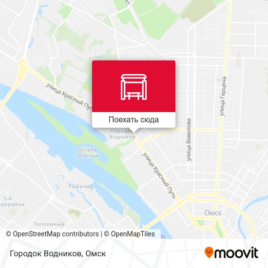 Карта Городок Водников