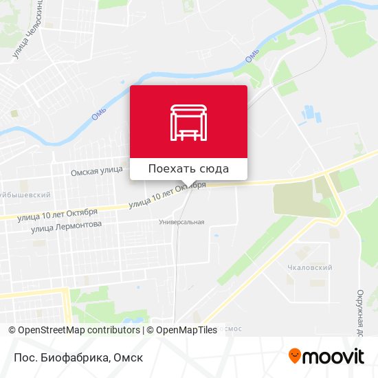 Карта Пос. Биофабрика
