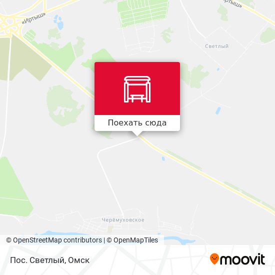 Карта Пос. Светлый