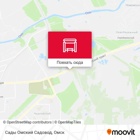 Карта Сады Омский Садовод