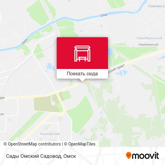 Карта Сады Омский Садовод