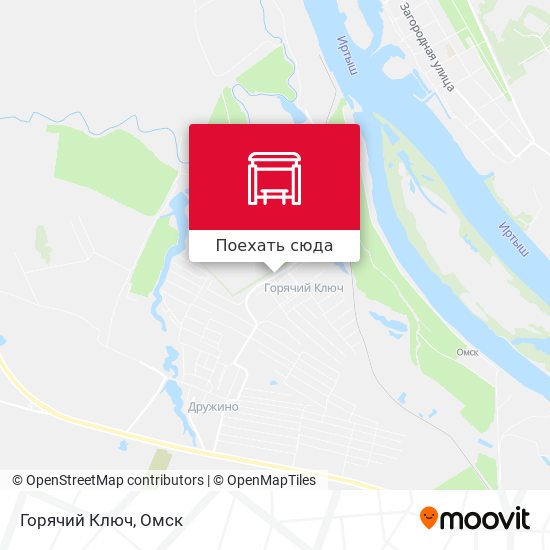 Карта Горячий Ключ