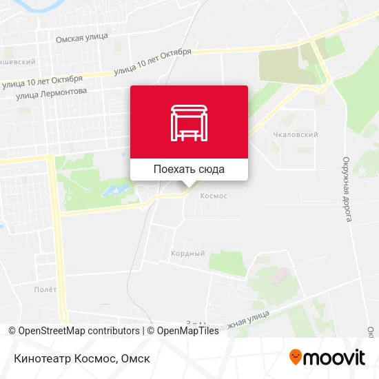 Карта Кинотеатр Космос
