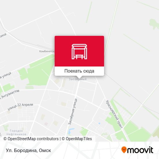 Карта Ул. Бородина