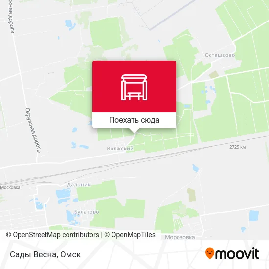 Карта Сады Весна