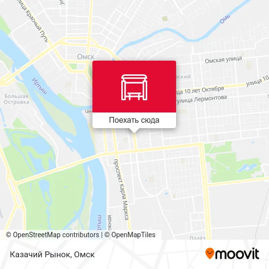 Карта Казачий Рынок