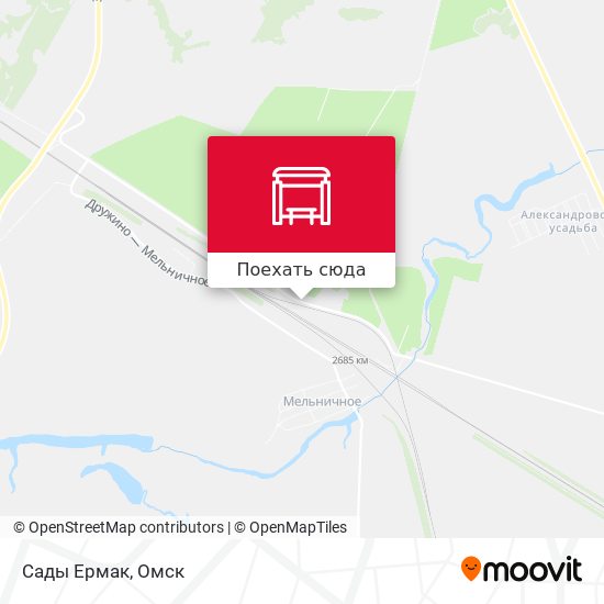 Карта Сады Ермак