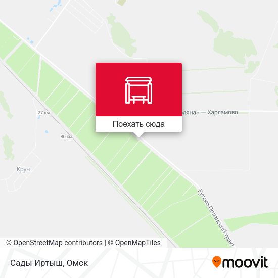 Карта Сады Иртыш