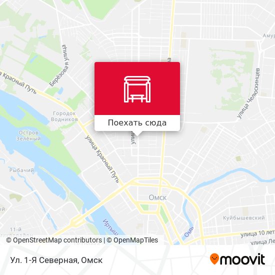 Карта Ул. 1-Я Северная
