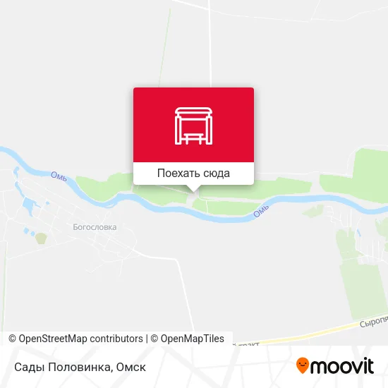 Карта Сады Половинка