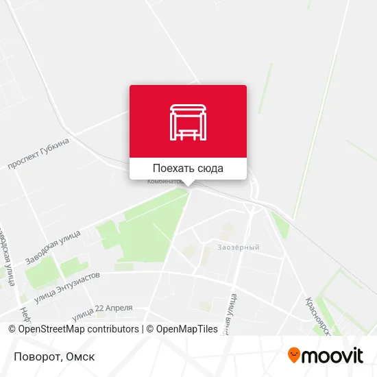 Карта Поворот