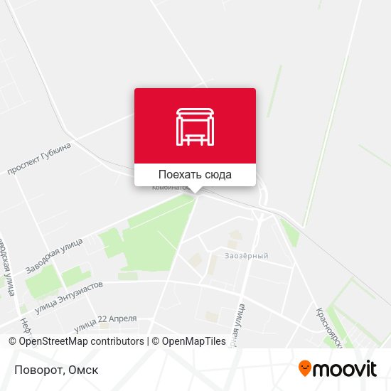 Карта Поворот