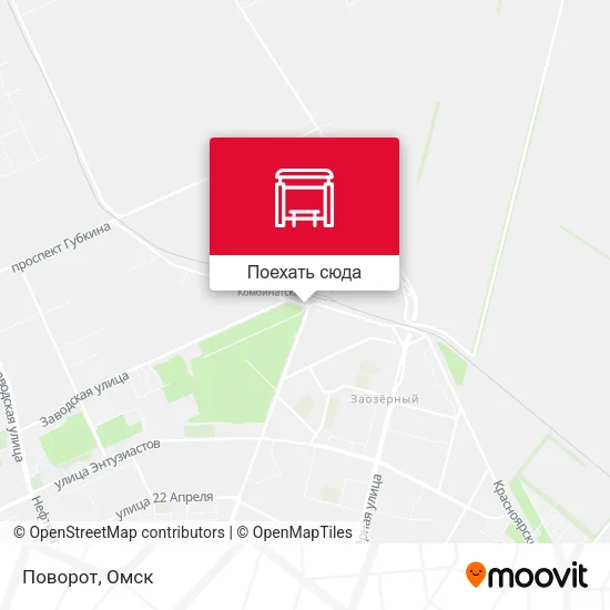 Карта Поворот