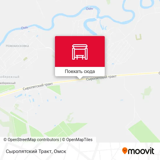Карта Сыропятский Тракт