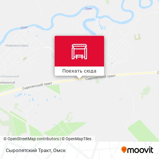 Сыропятский тракт омск карта