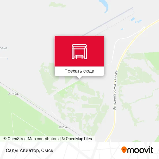 Карта Сады Авиатор