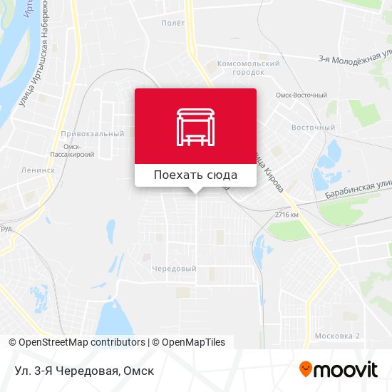 Карта Ул. 3-Я Чередовая