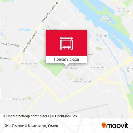 Карта Жк Омский Кристалл