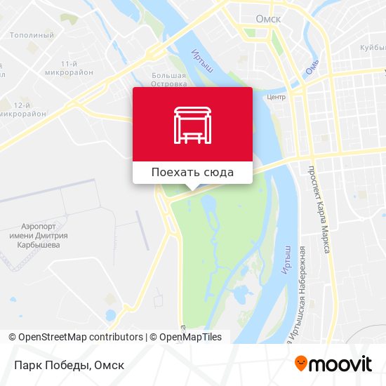 Карта Парк Победы