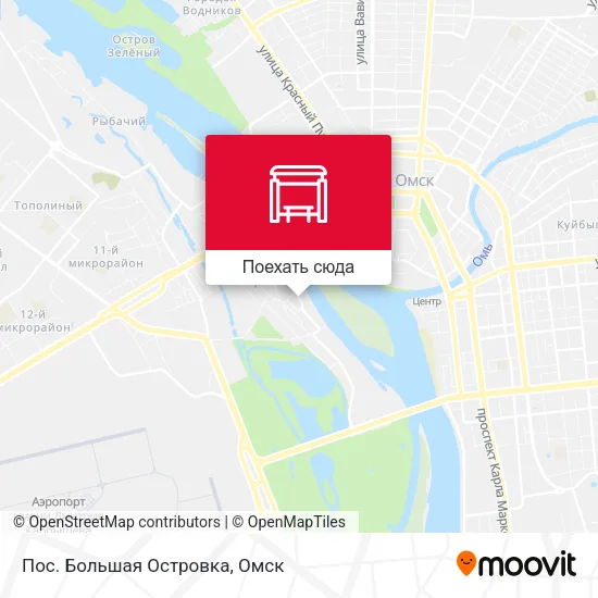 Карта Пос. Большая Островка