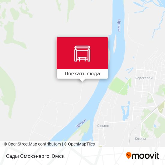 Карта Сады Омскэнерго