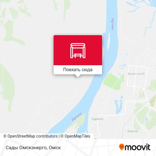 Карта Сады Омскэнерго