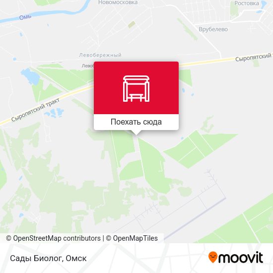Карта Сады Биолог