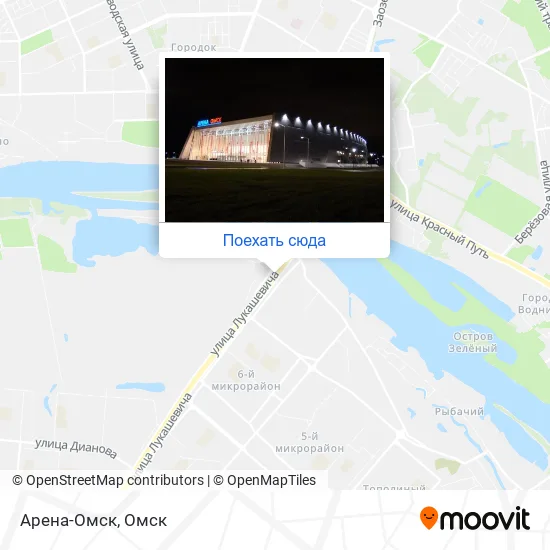 Карта Арена-Омск