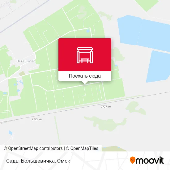 Карта Сады Большевичка